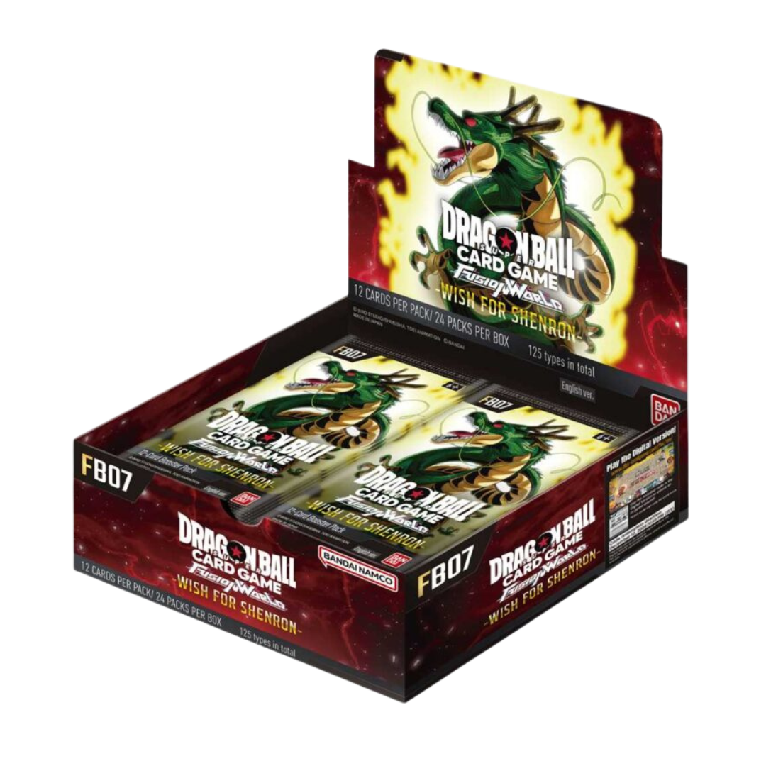 Dragon Ball Fusion World Wish for Shenron FB07 Display 24 Buste (EN)