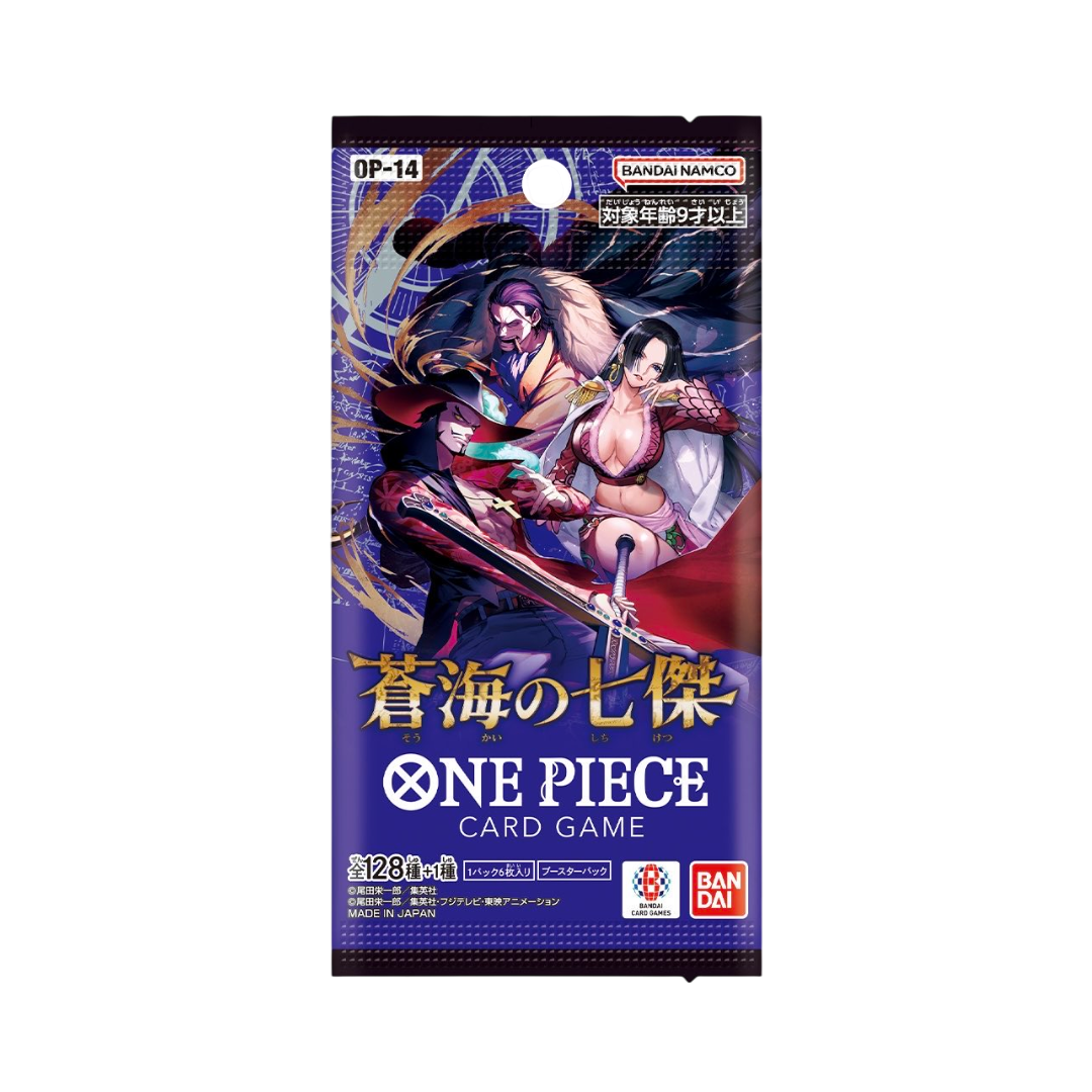 One Piece Card Game – The Azure Sea’s Seven OP14 – Display da 24 Buste (JAP) - immagine 2