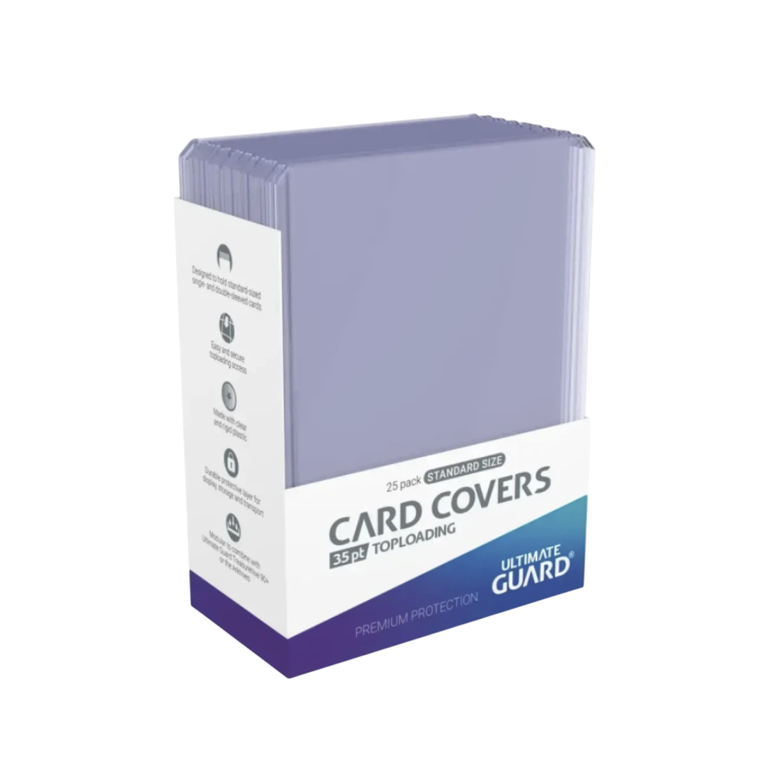 Ultimate Guard Card Covers 35 pt Toploading, 25 pezzi, Standard Size, protezione premium per carte collezionabili.