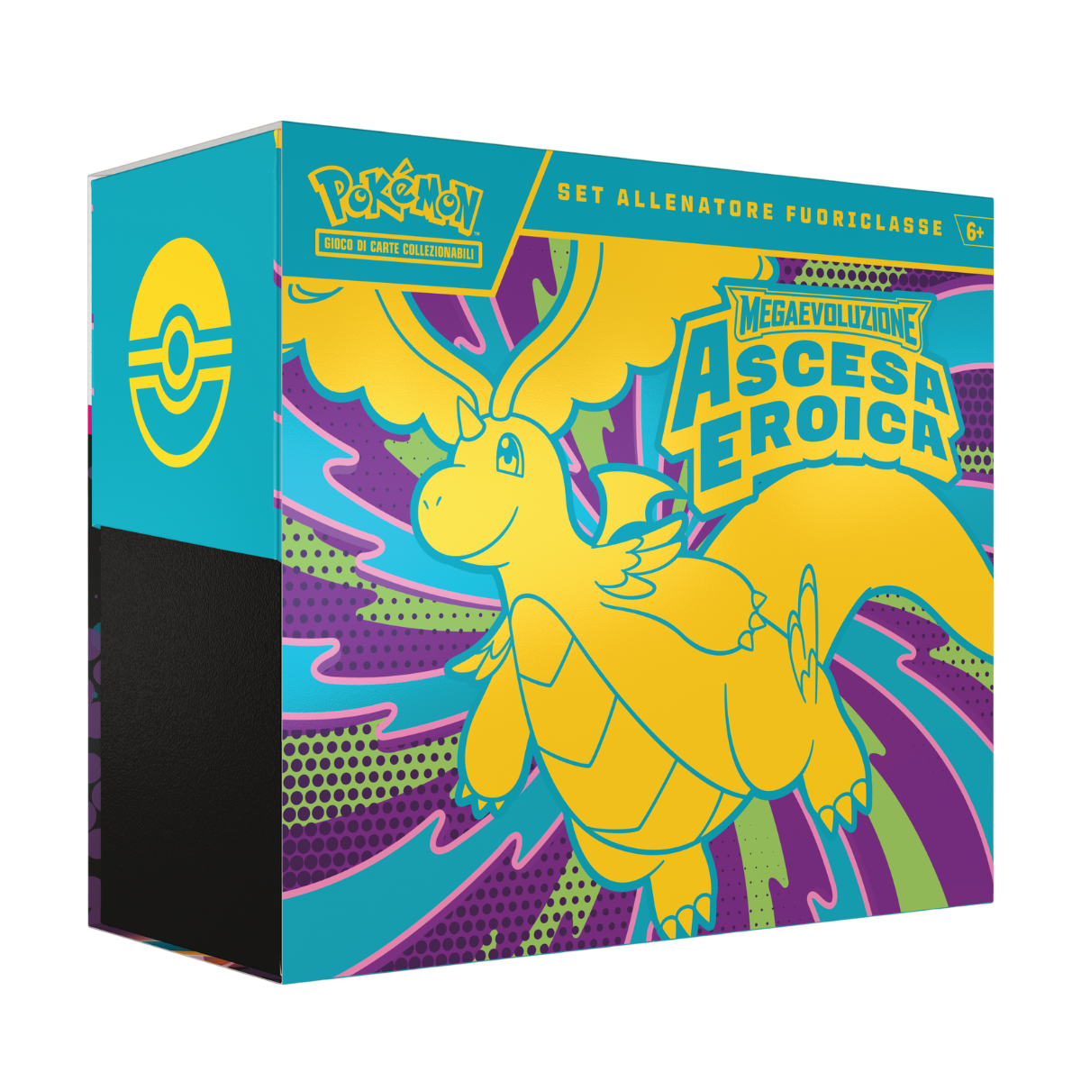 Set Allenatore Fuoriclasse Megaevoluzione Ascesa Eroica Pokémon GCC con Mega Dragonite-ex